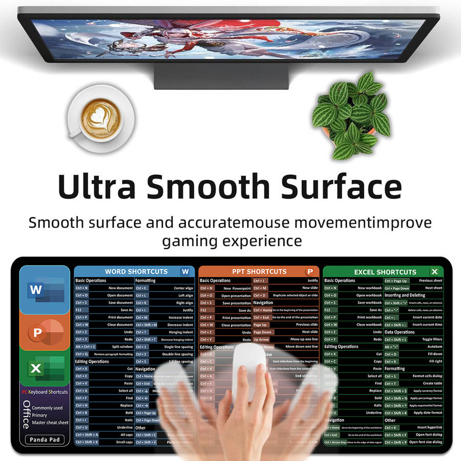 Mouse Pad   Size 30X60Cm