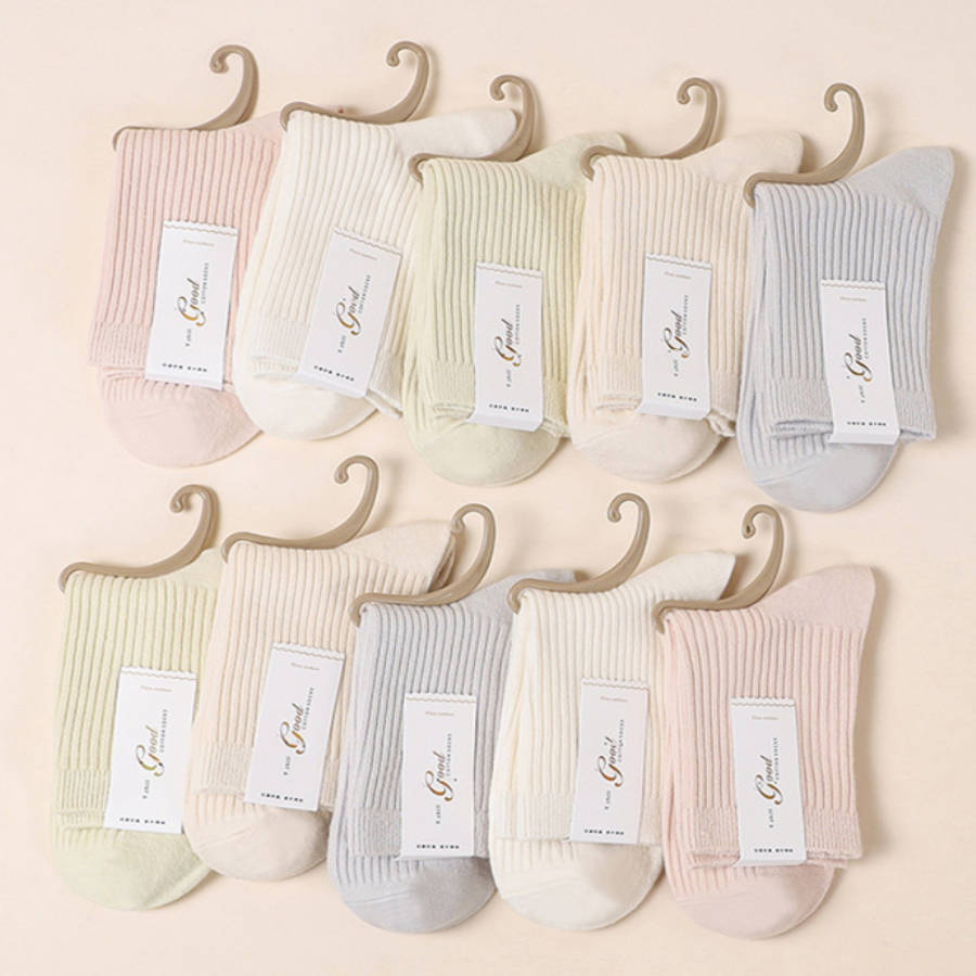 Women S Socks Color Color G Combination 5 Pairs Color Random Size Onesize