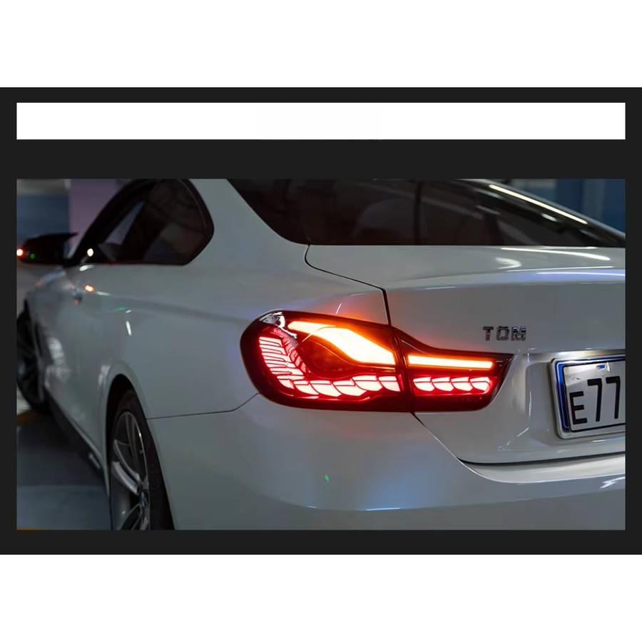 Car Lights Color Red Lens 1Pair