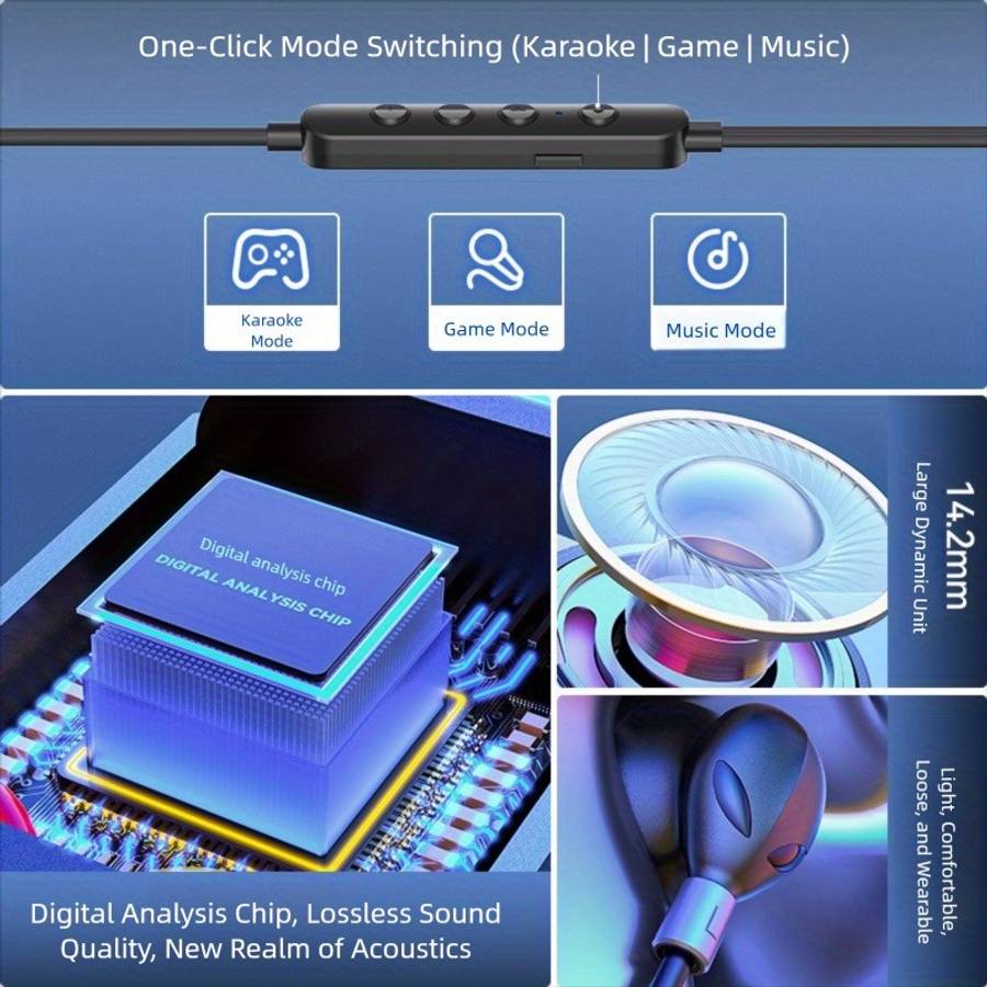 Wired Headphones White Size Type-C