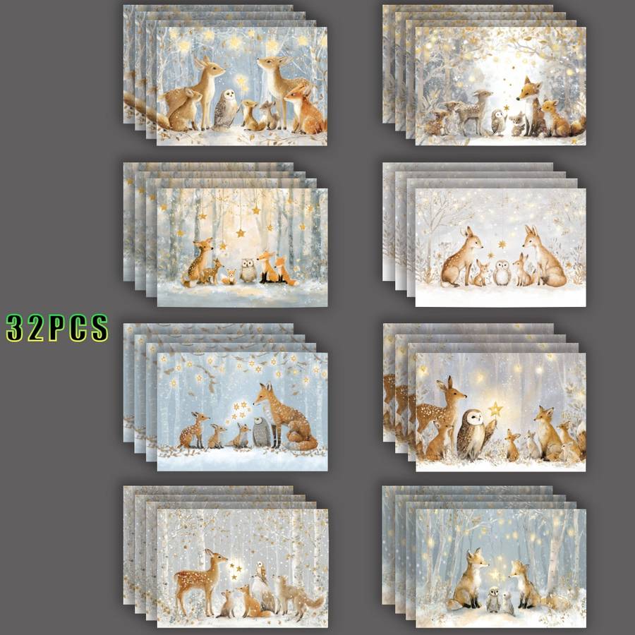 Greeting Cards Quantity 32Pcs