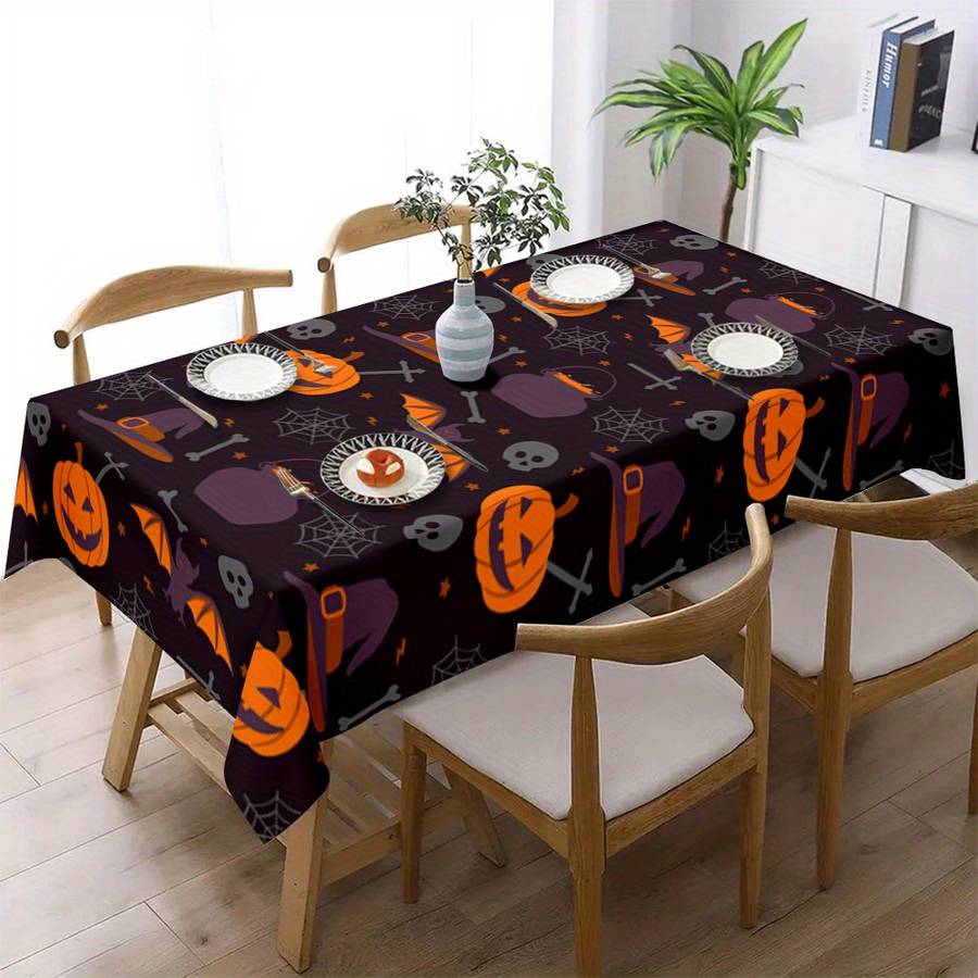 Halloween tablecloth decoration size 140cm x 180cm or 55.12in x 70.87in