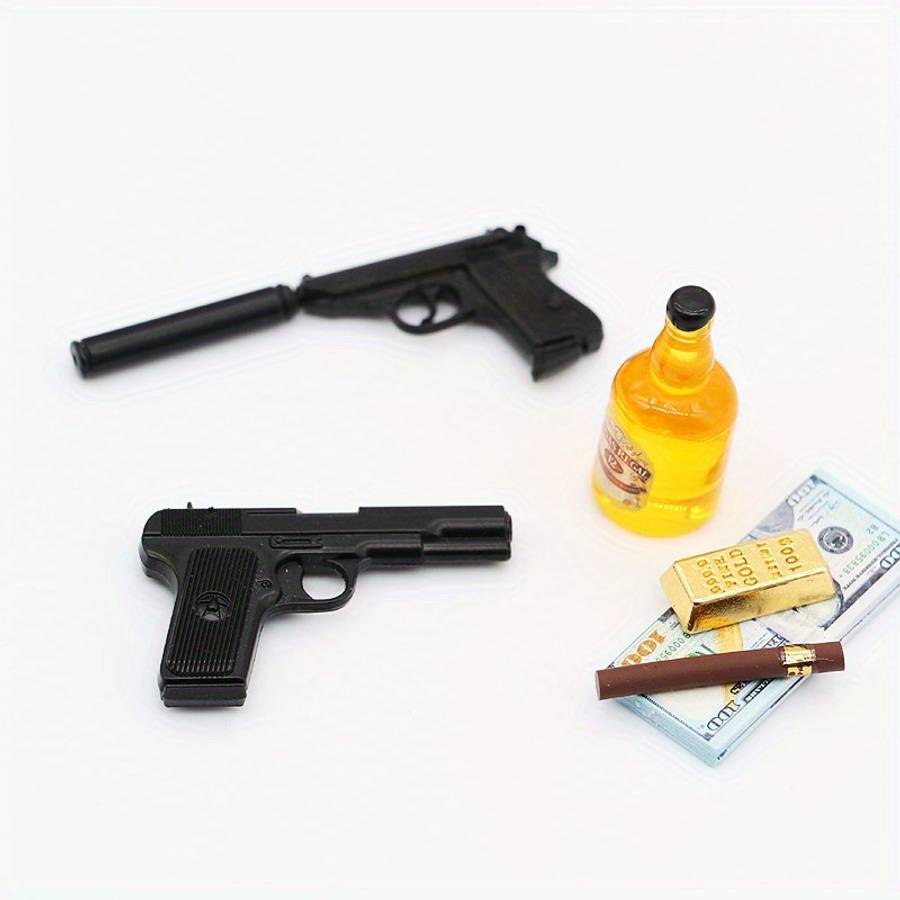 Toy Guns Color Silenced Pistol