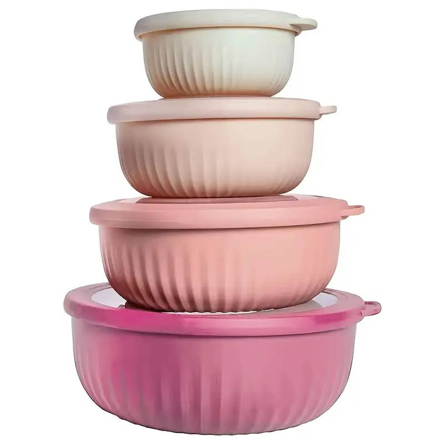 Bowl Color Pink Size4 Bowl4 Lid