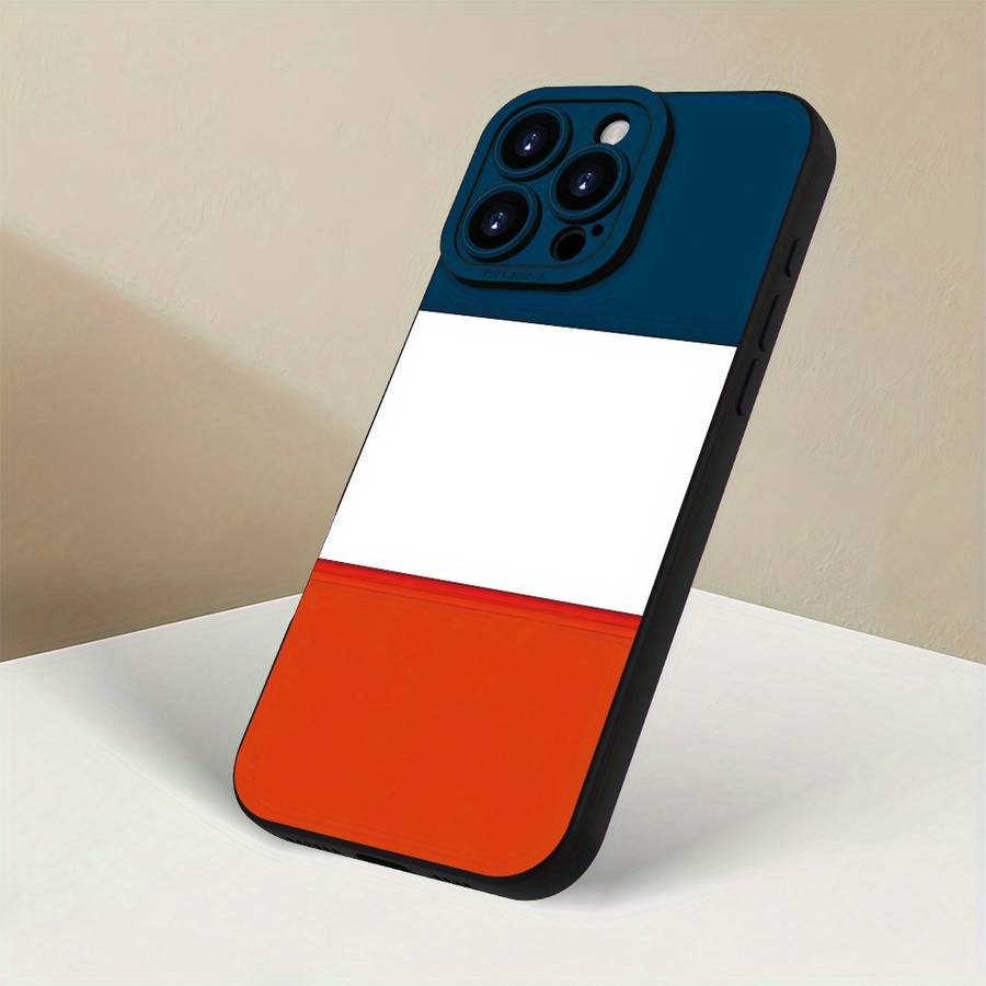 1Pc Black For iPhone 8 Plus Dutch Flag Design Phone Case
