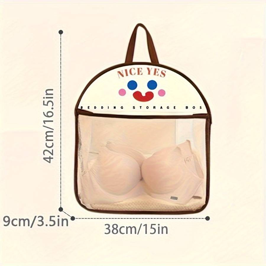 Elegant Versatile Durable Portable Large Capacity Hanging Storage Bag Polyester