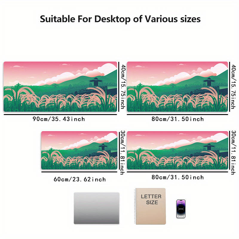 Mouse Pad Size 31.50X15.75Inches