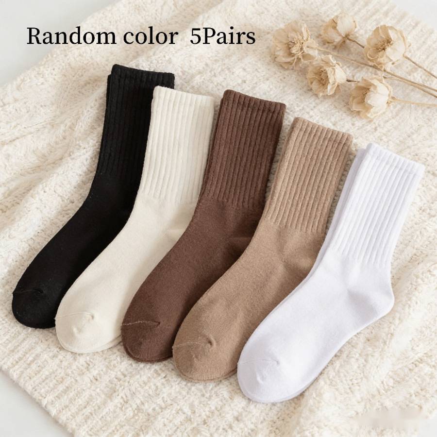 Women S Socks Color Randomcolor5Pairs Size Onesize