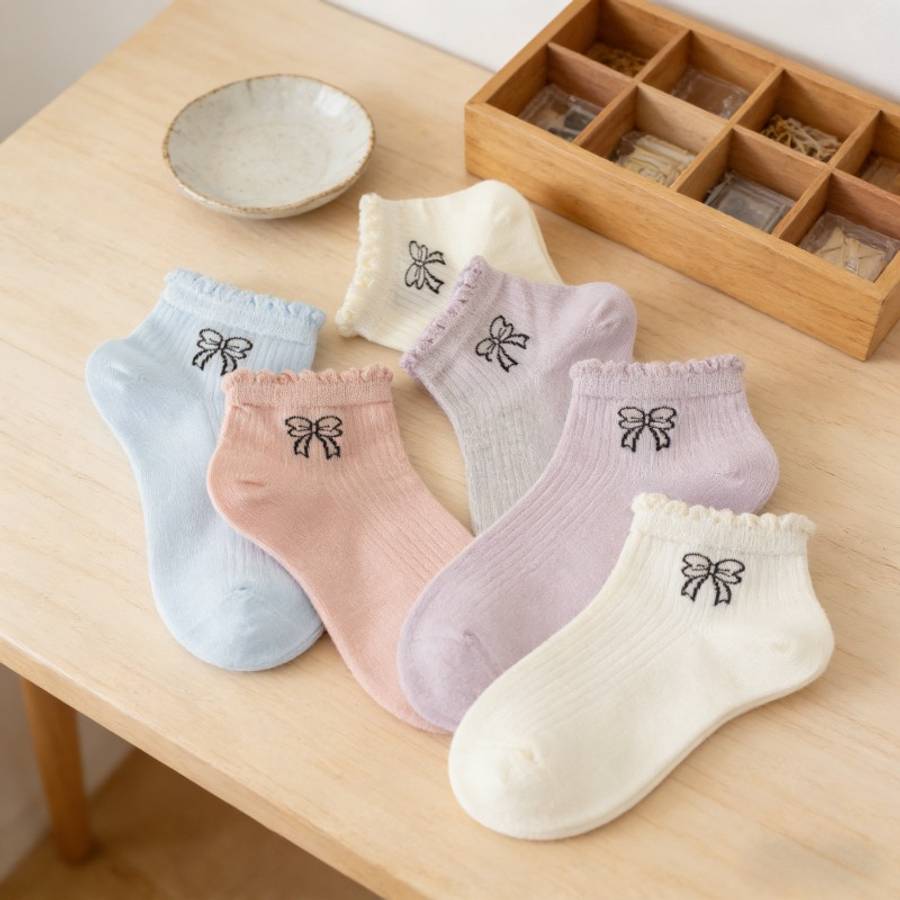 Women S Socks Color Mixed Color5 Pairs Size Onesize