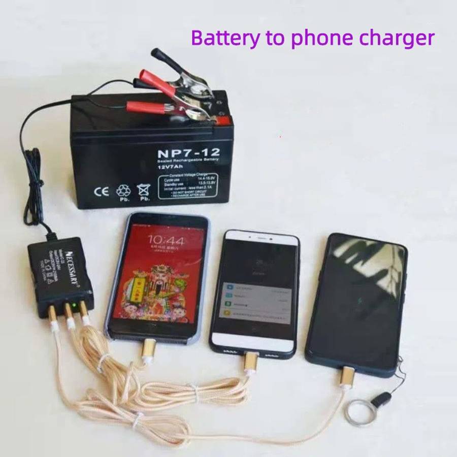 Versatile 1Pc 8V12V24V Alligator Clip Charger Battery Converter Power For Home