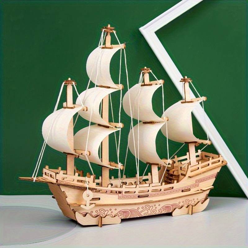 3D Jigsaw Puzzle Model Ship