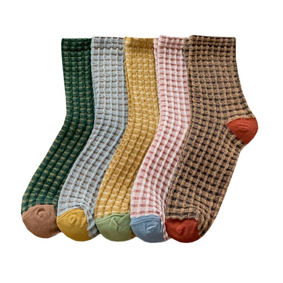 Women S Socks Color 5Pairs Mixed Colors Size Onesize