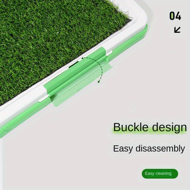 Pet supplies color Artificial lawn  three    layer pet toilet