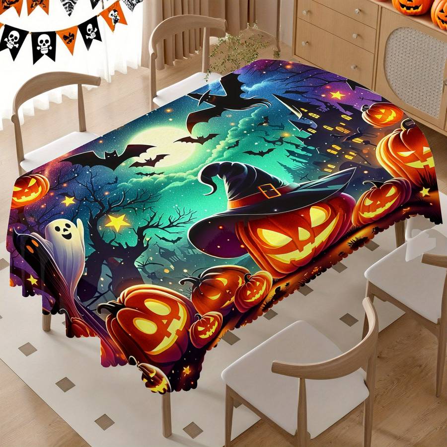 Halloween tablecloth decoration size Rectangle 60x120in or 150x305cm