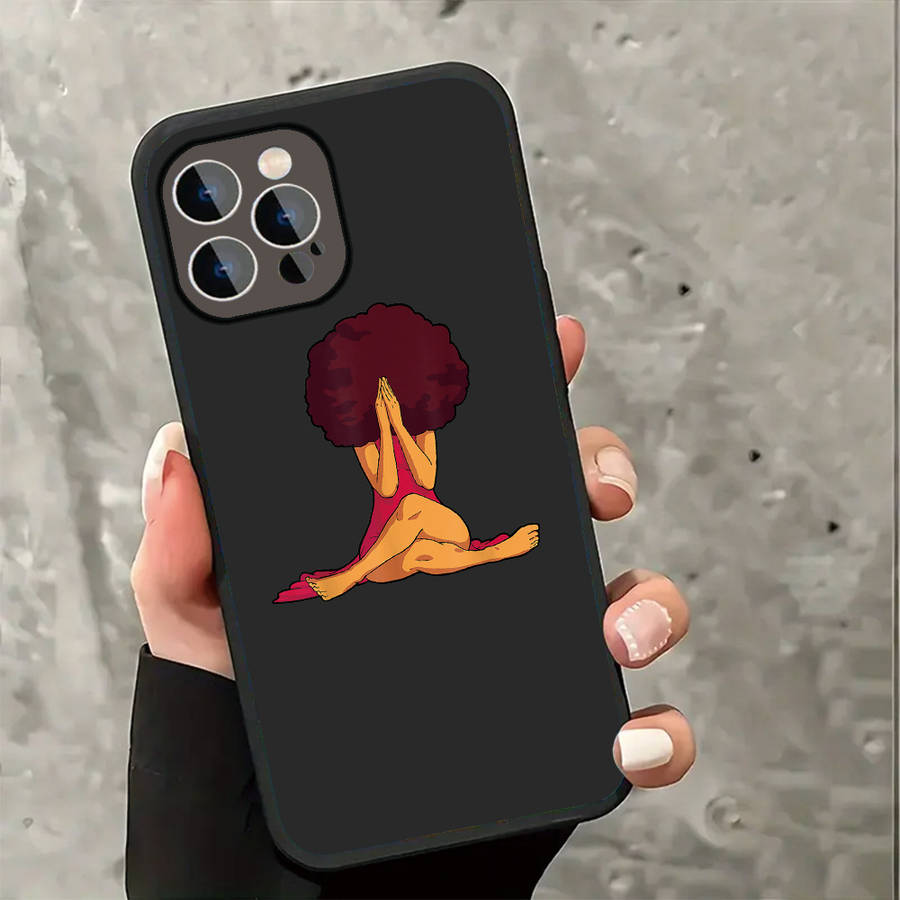 Black For iPhone Hidden Emotions Pattern Phone Case