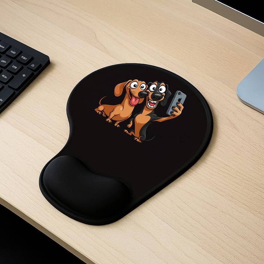 Versatile WearResistant Funny Dachshund Mouse With Wrist For Laptop Workspace