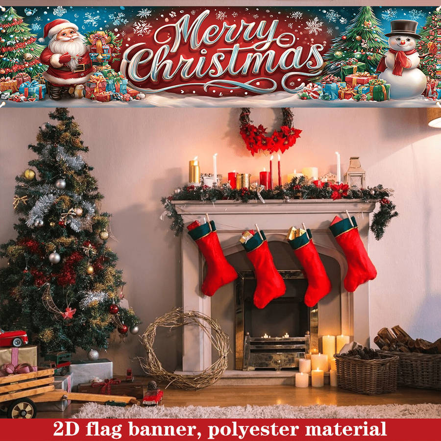 Christmas Decorations Material Polyester Size 180Cmx40Cm 70.8Inx15.7In
