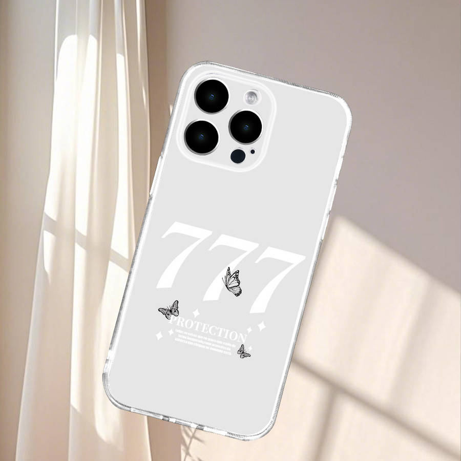 1Pc Transparent For iPhone 7 Plus 8 Plus Butterfly Pattern Phone Case