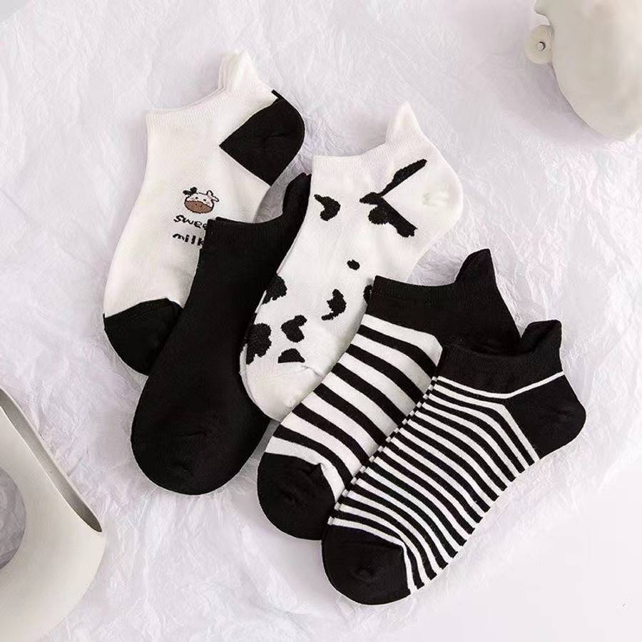 Women S Socks Color Assorted Varieties Quantity 5 Pairs