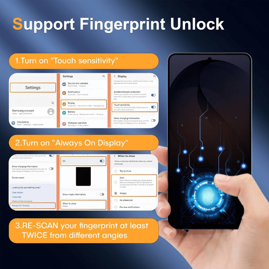 Screen Protector Compatible Model Galaxy S24 Ultra