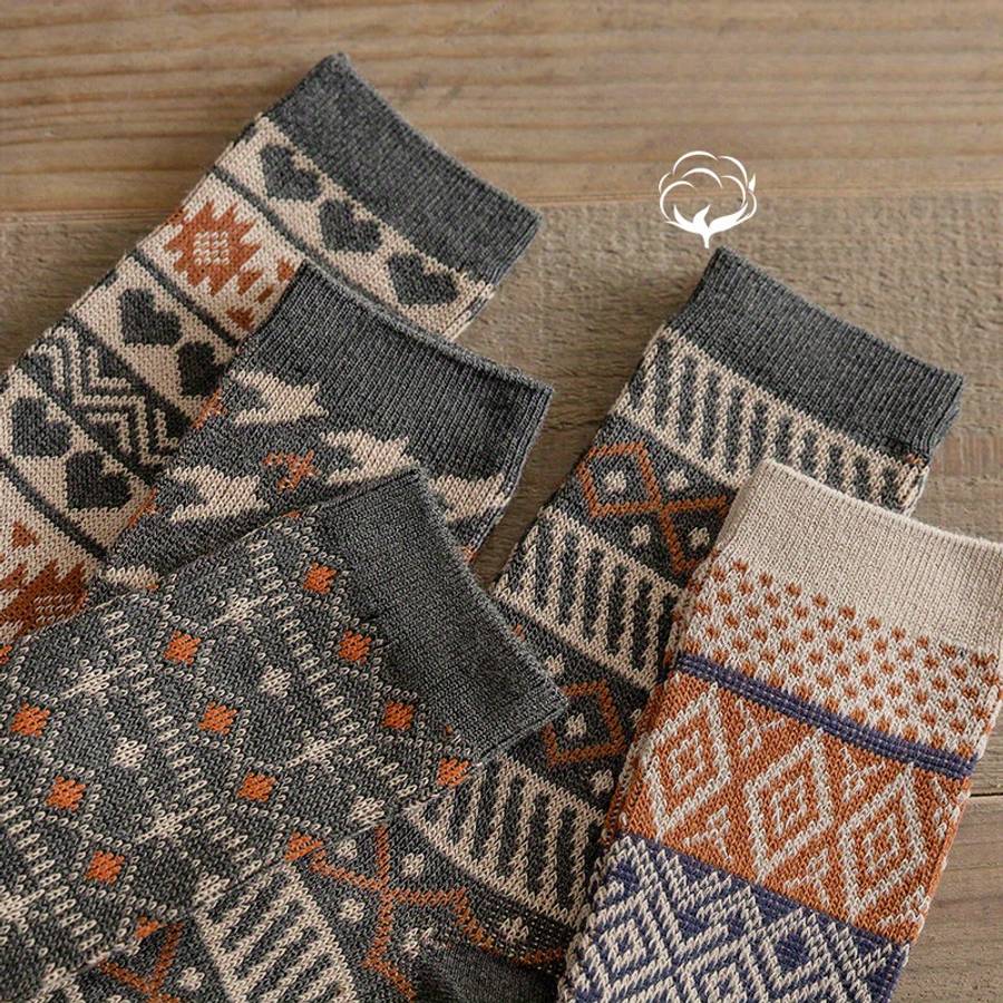 Women S Socks Color 5 Pairs Of Gray Size Onesize