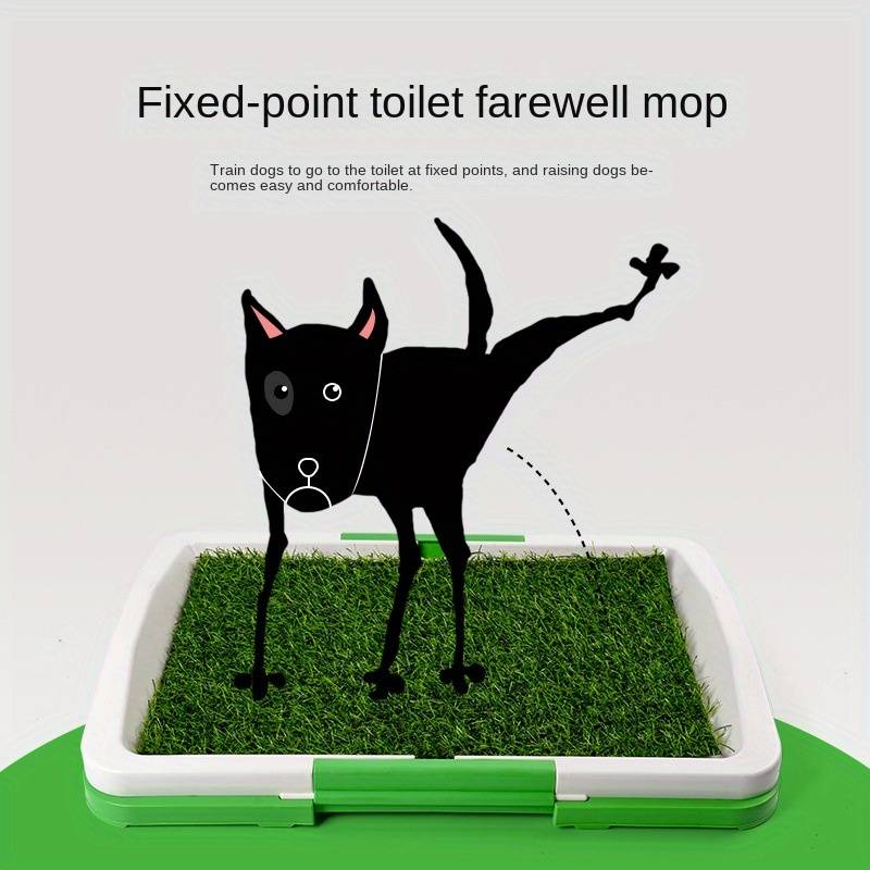 Pet supplies color Artificial lawn  three    layer pet toilet