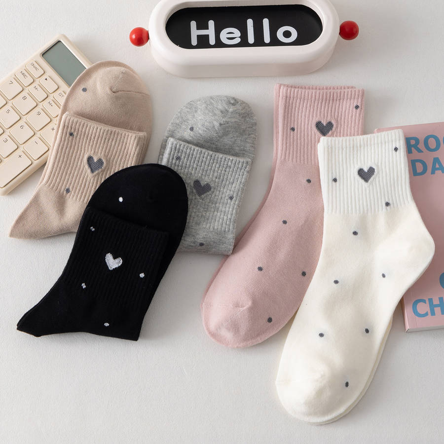 Women S Socks Color 5 Pairsmixed Colors Size Onesize