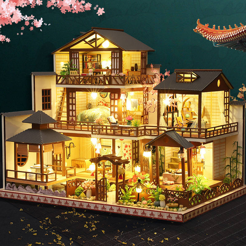 Building Toy Architectural Model Toy Set Style 008 A Forest Garden