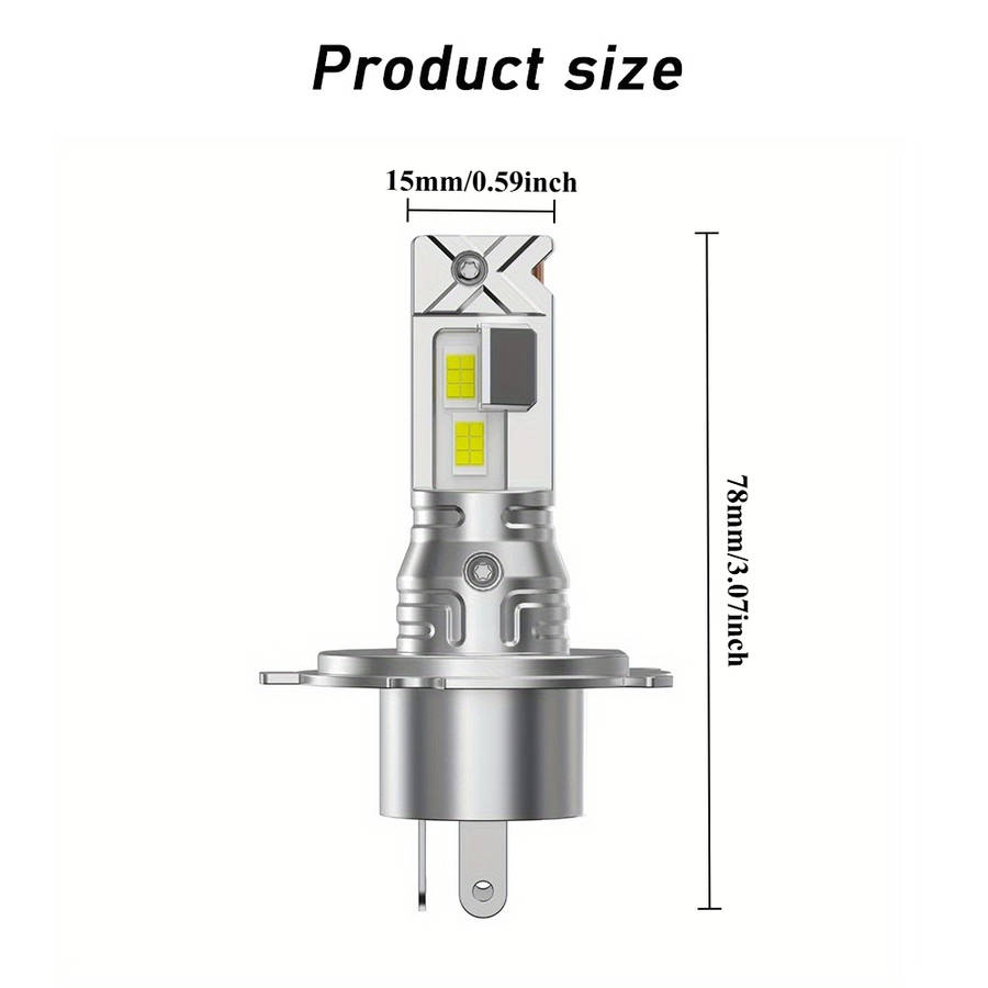 Car Lights Quantity 2Pcs H4