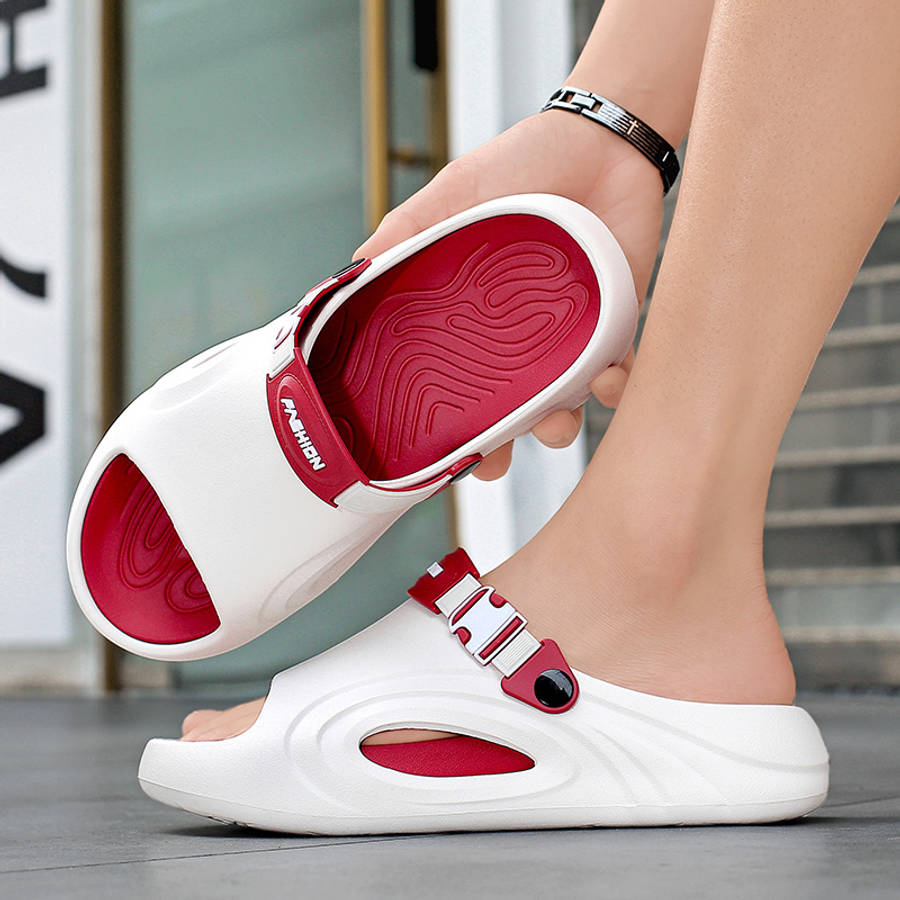 Sandals Color White Red Size Uk 8.5 9