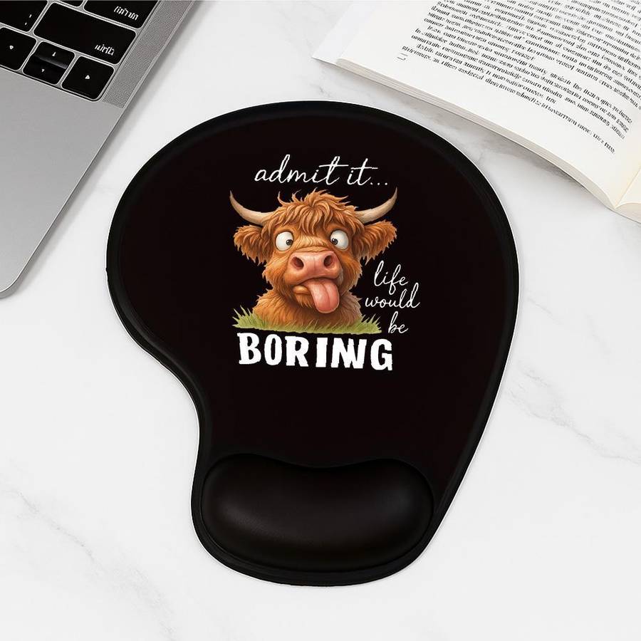 Professional Waterproof Funny Scottish Mouse With Wrist For Laptop Workspace