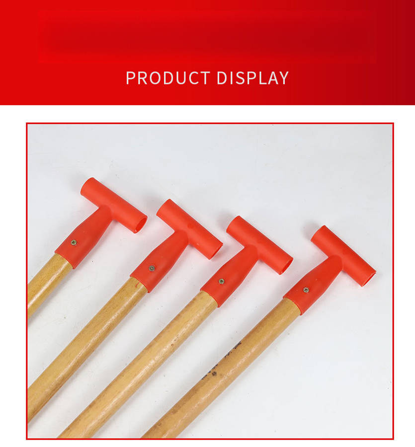 Garden Supplies Size 95Cm Style T Shaped Wooden Handle