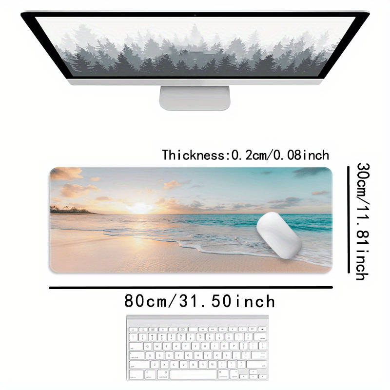 Mouse Pad Size 23.62X11.81Inch