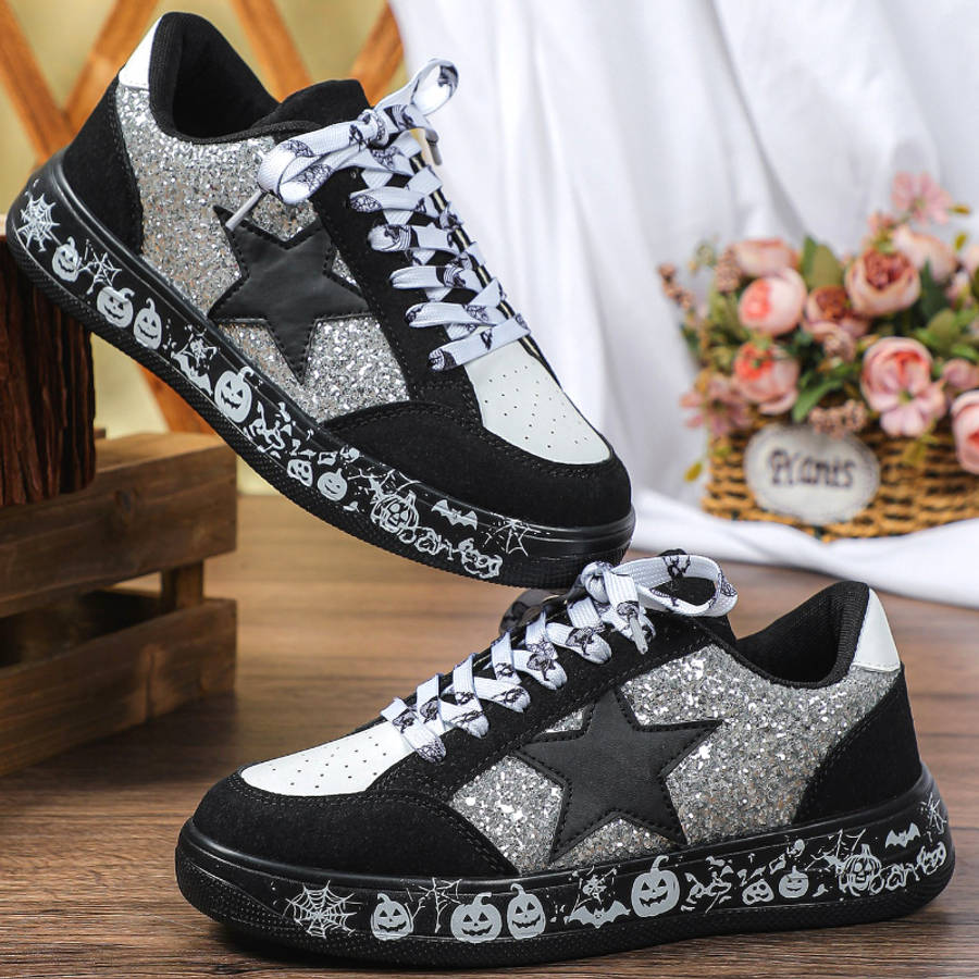 Women S Sneakers Color Black And White Bottom With Black And White Sizeuk 9