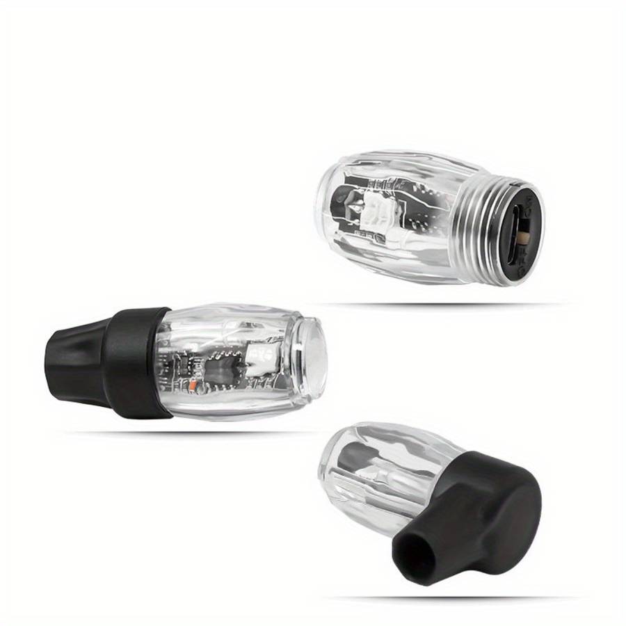 4pcs Vibrant LED Tire Valve Lights USB Rechargeable Multi-Color Flashing Wheel Cap