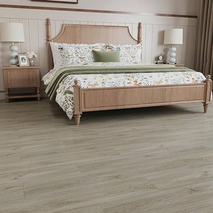 Self Adhesive Floor Stickers Maple Birch 40*500