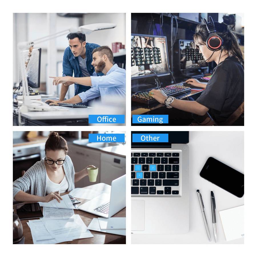 Mouse Pad Color 1Pc Size 20X24Cm