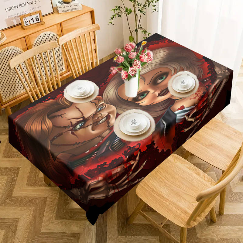 Halloween tablecloth decoration size 140 x 180cm or 55.11 x 70.86inch