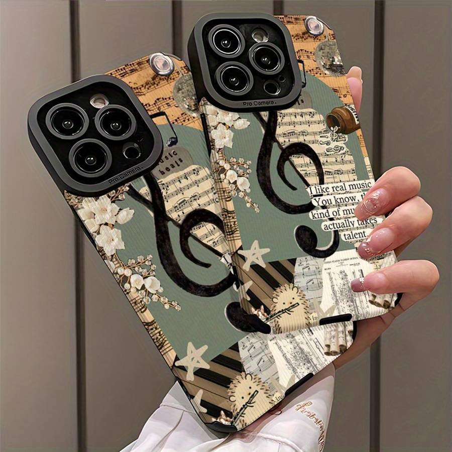 1Pc Mixed Color For iPhone 7 8 SE2 SE3 Music Theme Phone Case