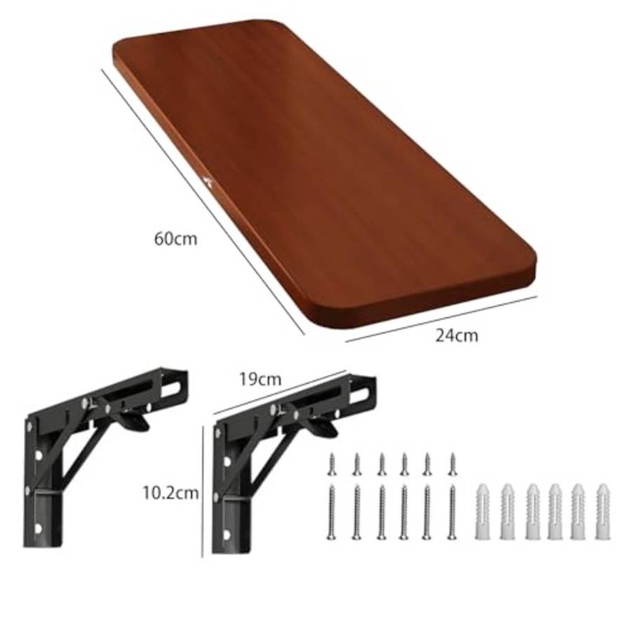 Folding Table Color Walnut Color