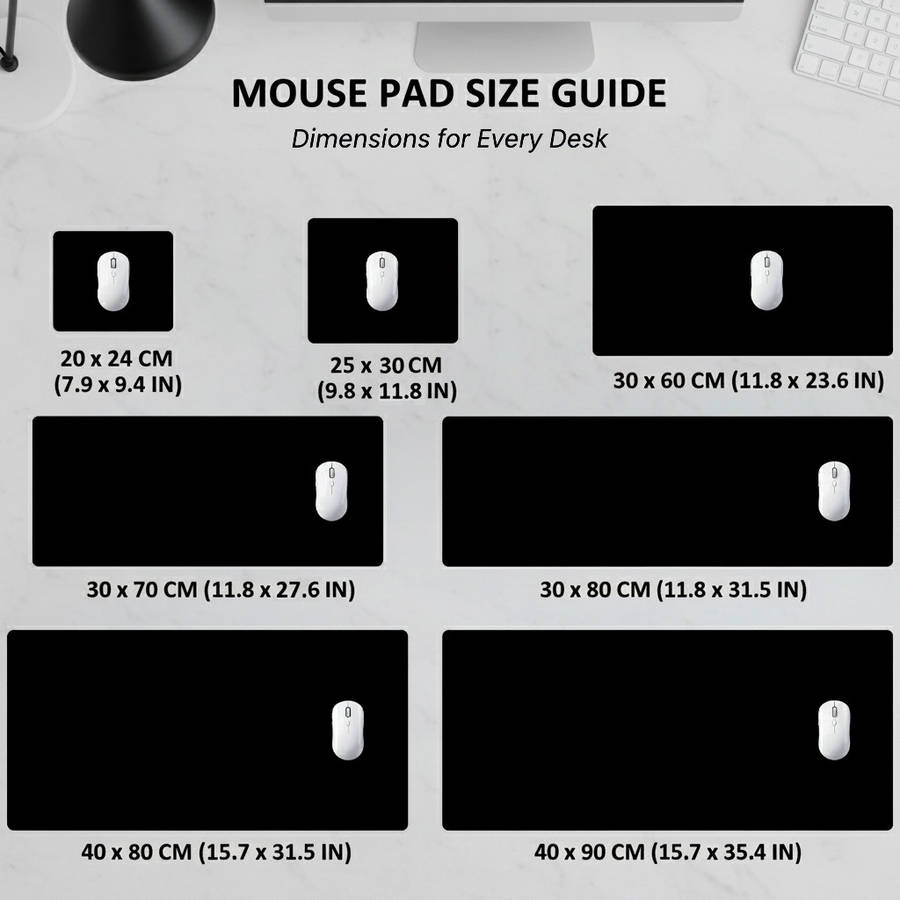 Mouse Pad Size 11.8X27.6 Inches