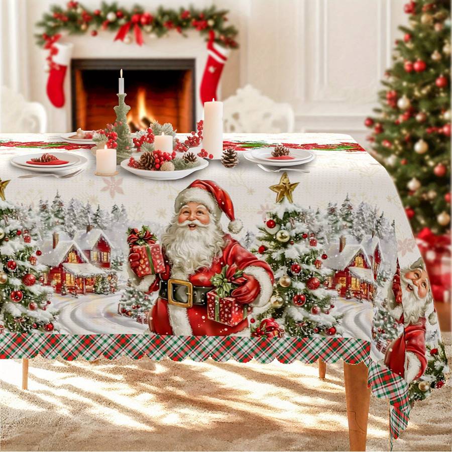 Christmas Tablecloth    148X148Cm Table Cloth