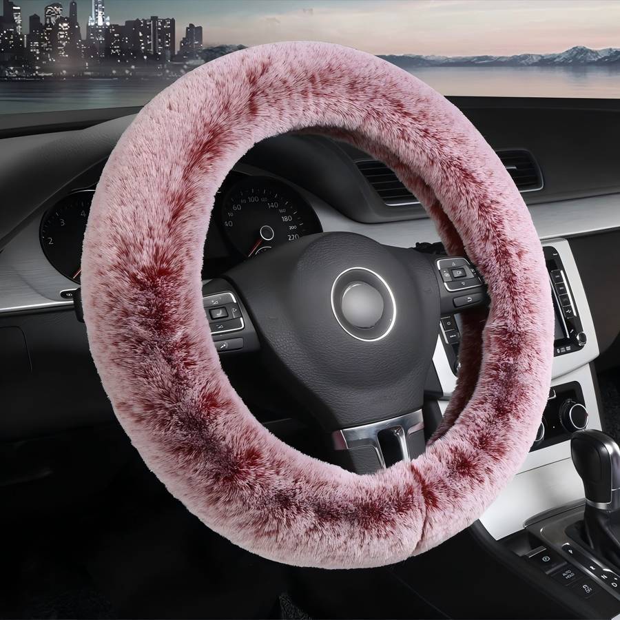 Car Steering Wheel Cover Gray