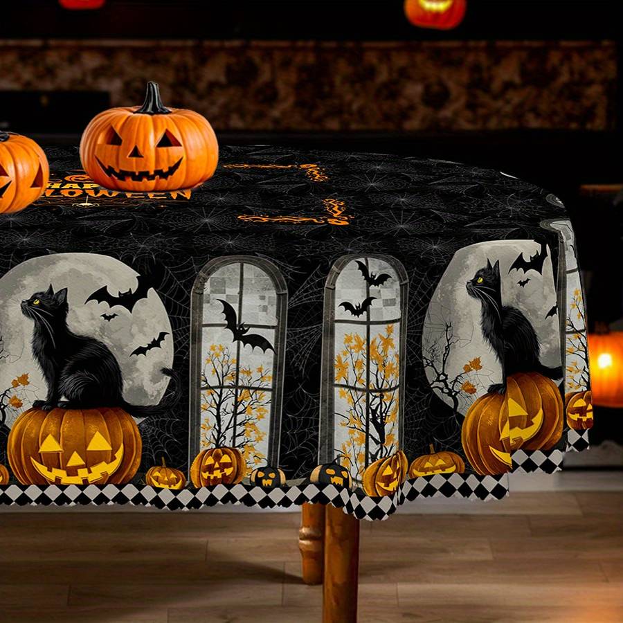 Halloween tablecloth decoration size Rectangle 152.4218.44cm