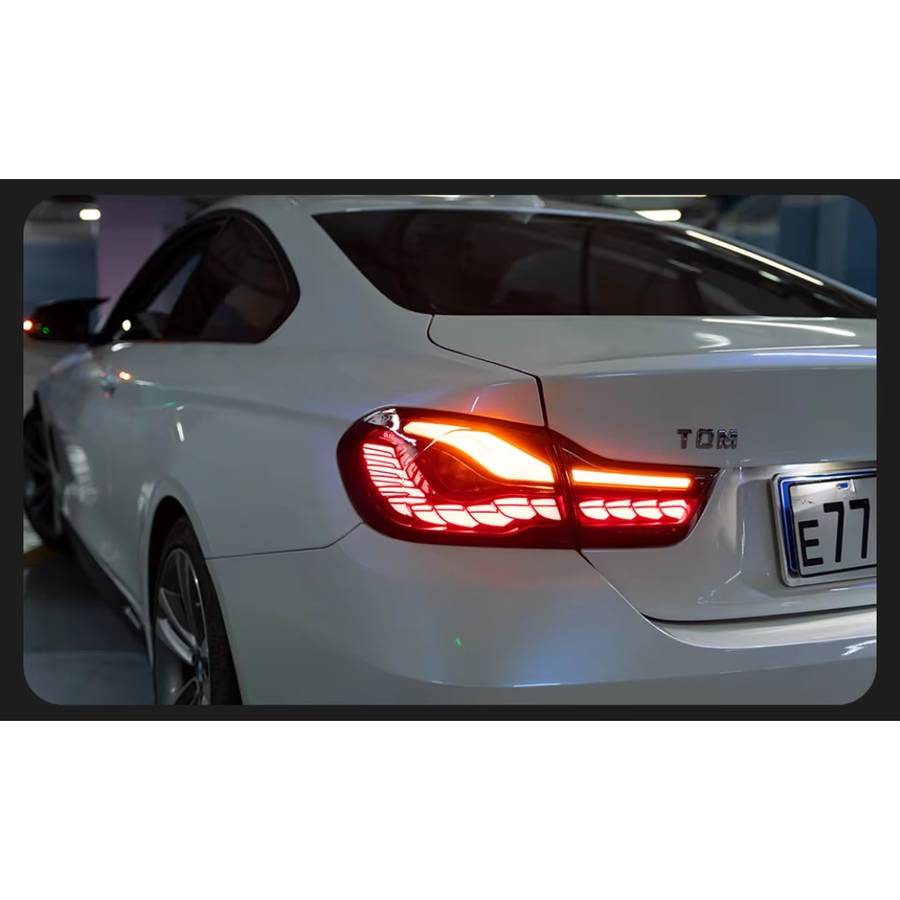 Car Lights Color Red Lens 1Pair