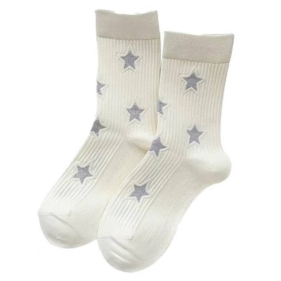Women S Socks Color White Quantity 6 Pairs