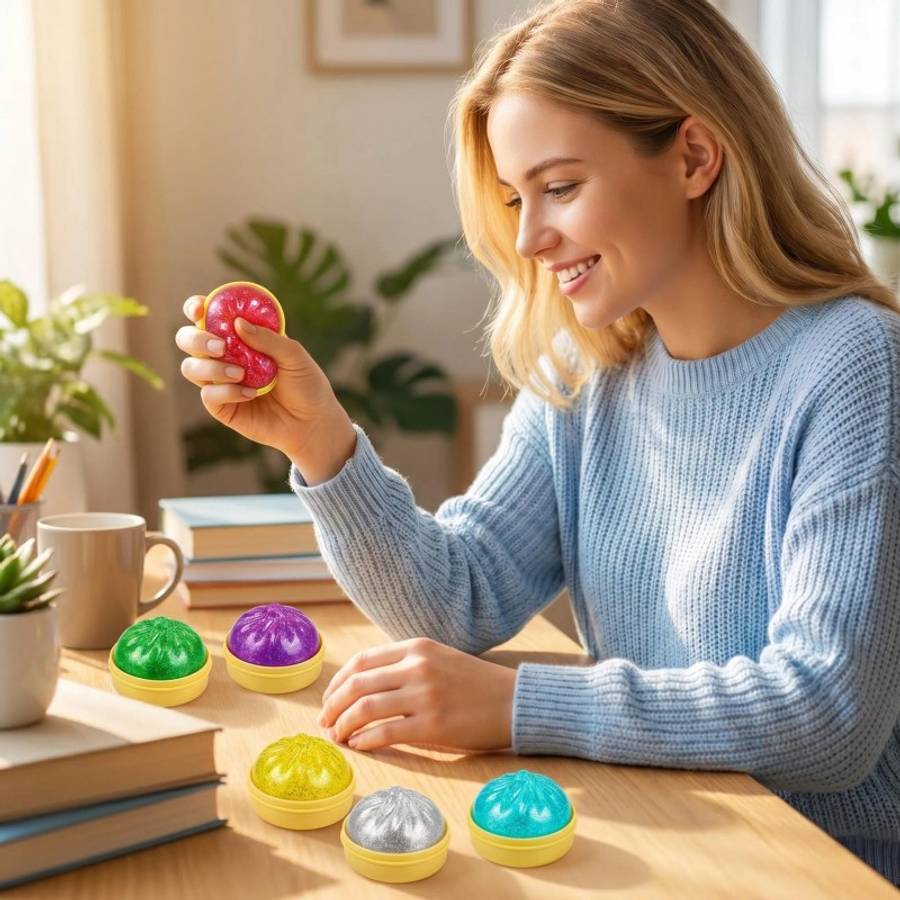 Squeezable Toys Items Random Colors And Styles Style 2Pcs1Steamed Bun 1 Steamer Basket
