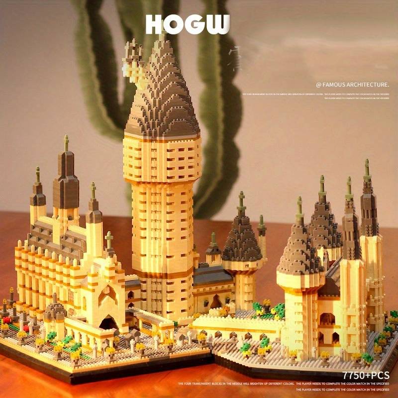 Building Toy Architectural Model Toy Set Color Magic Castle