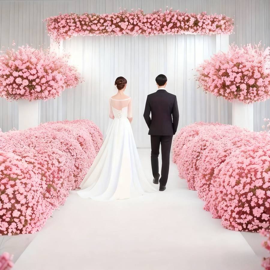 Simulated Flower Quantity 300 Flowers  10 Bunches Of Flowers