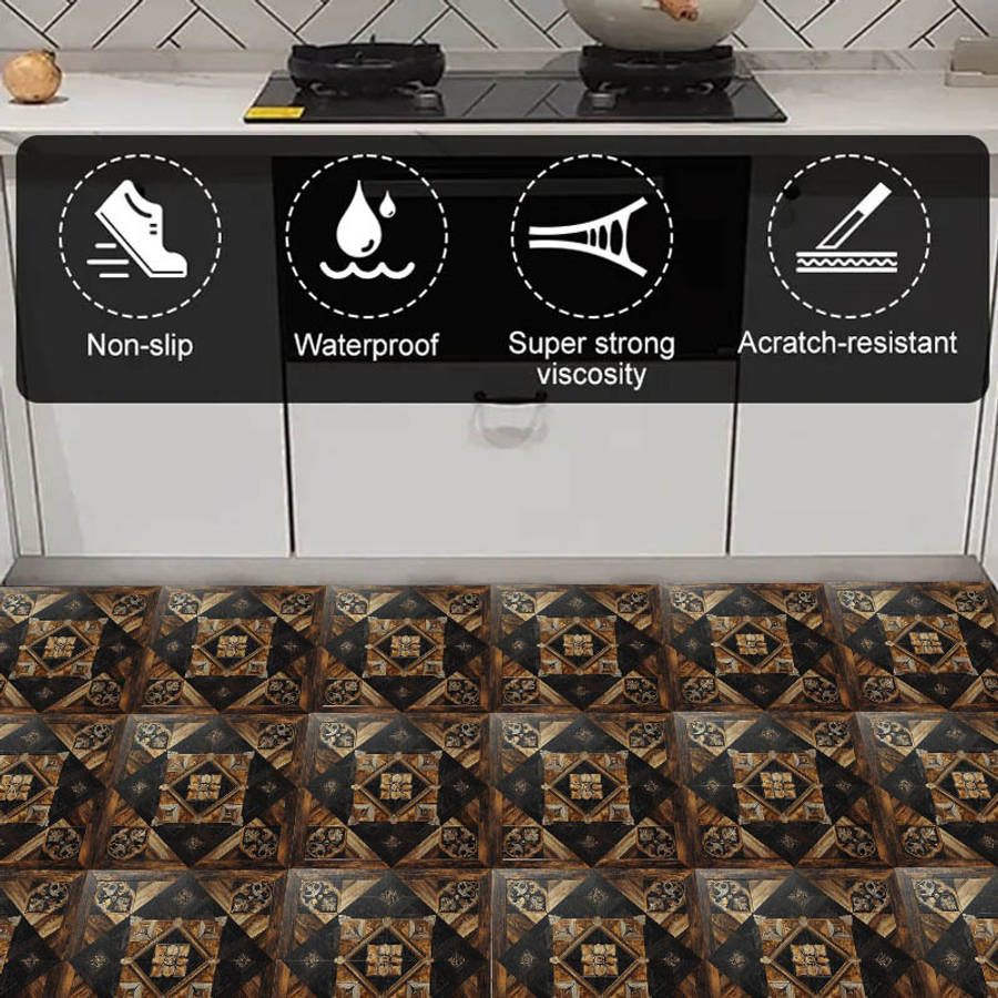 Self Adhesive Floor Stickers 11.81 X 11.81 In 30 Cm